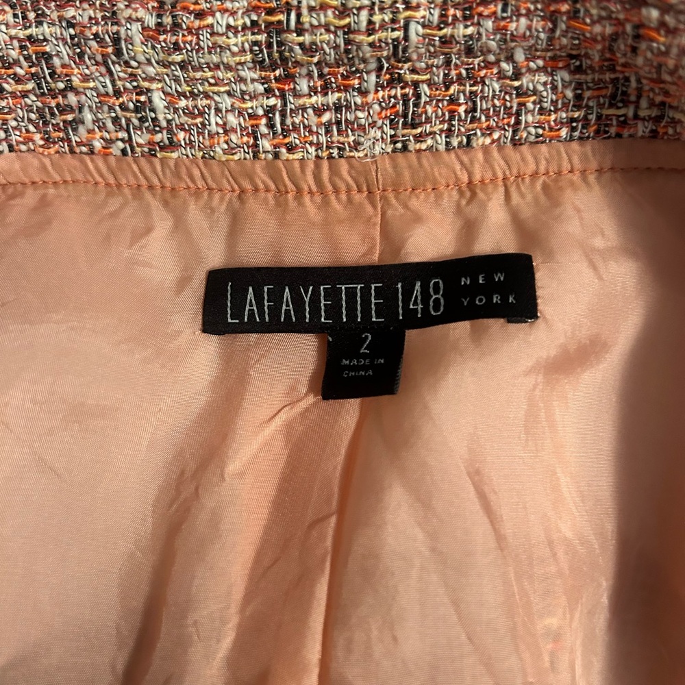 Lafayette 148 New York Textured Tan Blazer - Picture 4 of 4